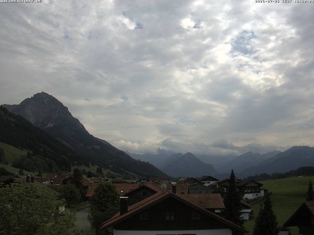 Archiv Foto Webcam Schöllang