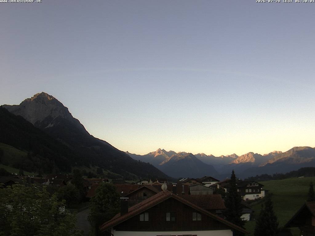 Archiv Foto Webcam Schöllang