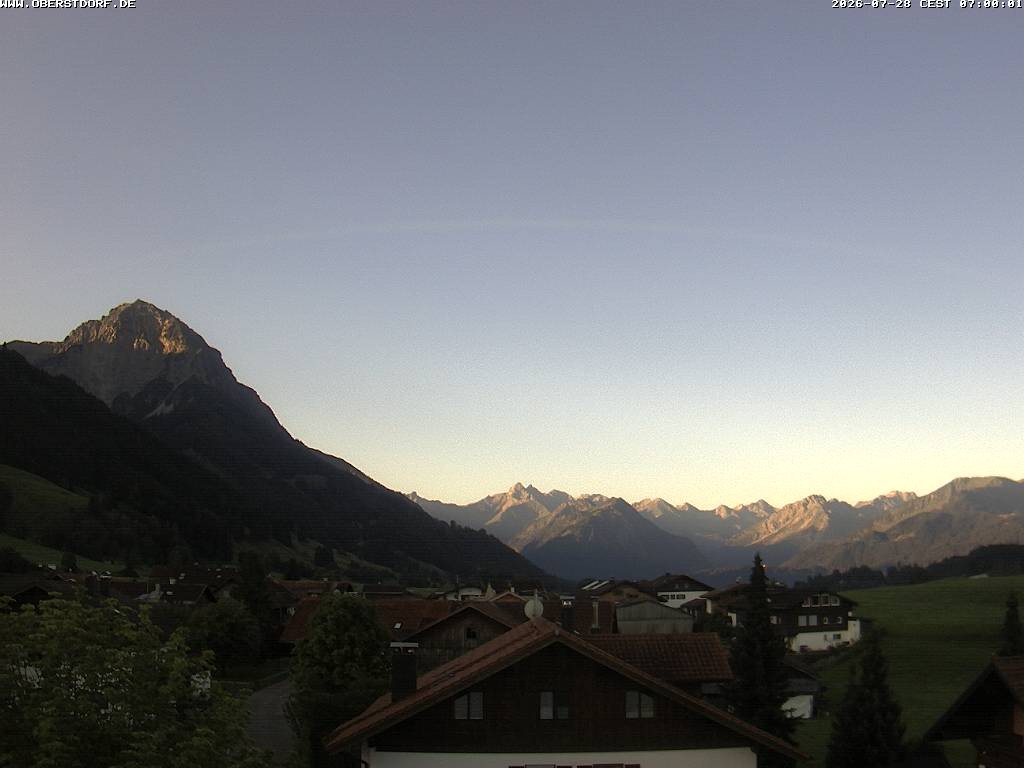 Archiv Foto Webcam Schöllang