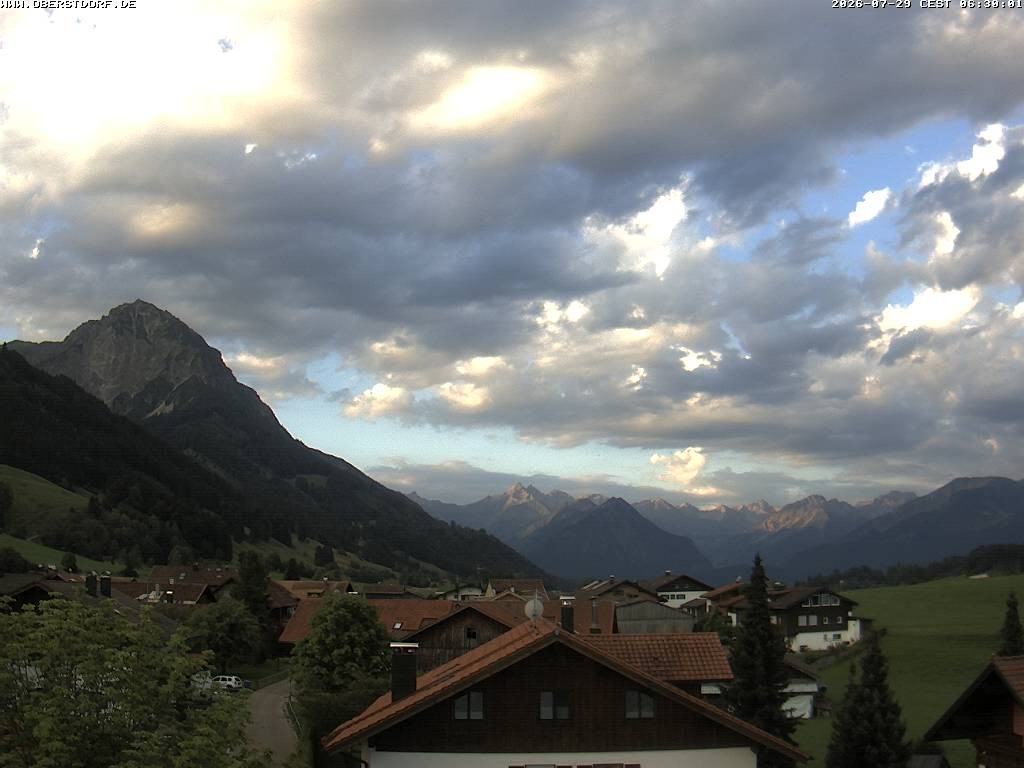 Archiv Foto Webcam Schöllang