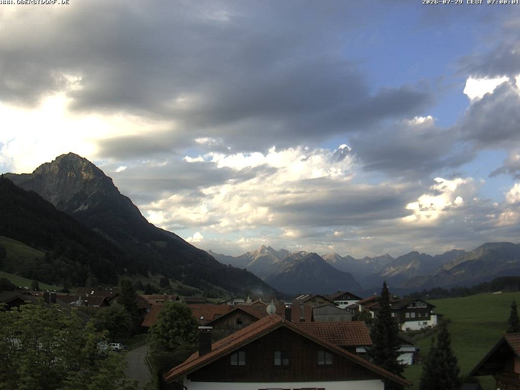 Archiv Foto Webcam Schöllang