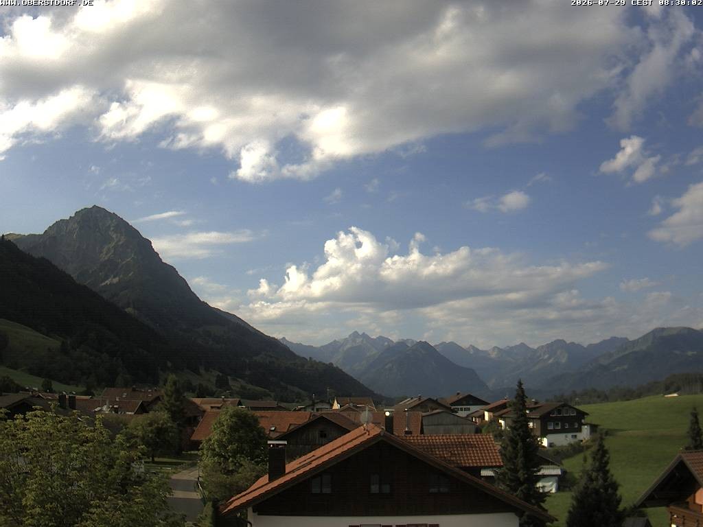 Archiv Foto Webcam Schöllang
