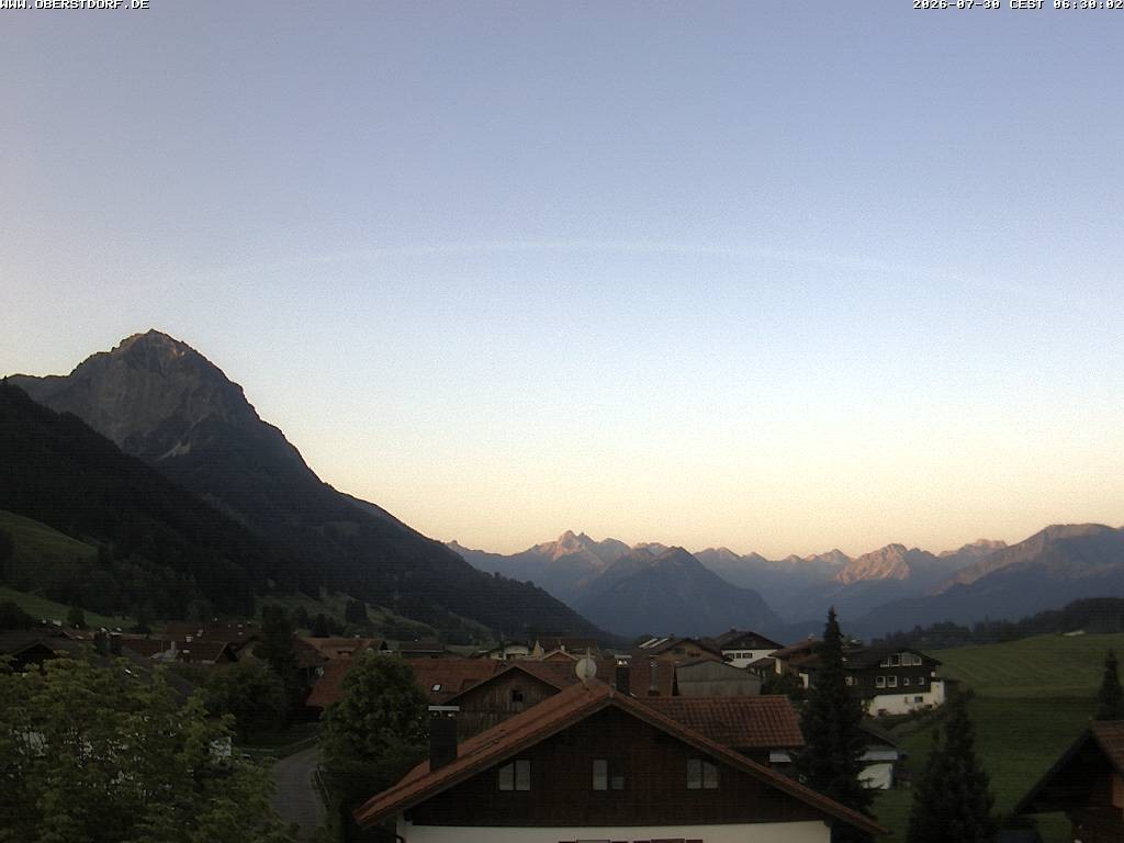 Archiv Foto Webcam Schöllang