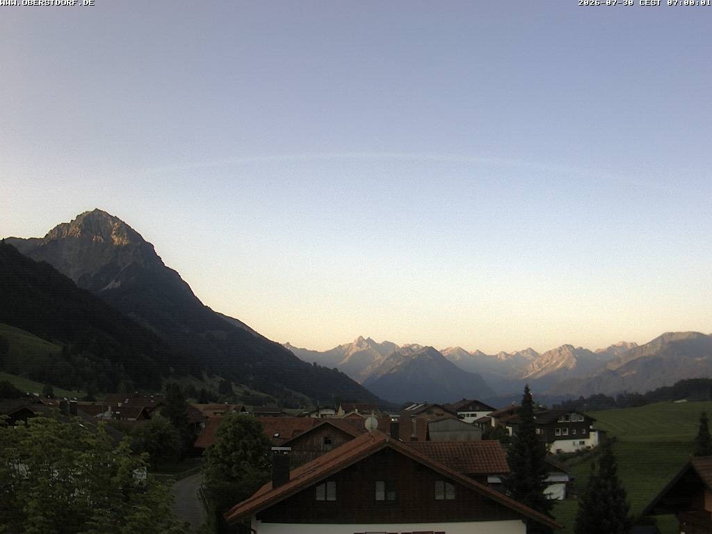 Archiv Foto Webcam Schöllang