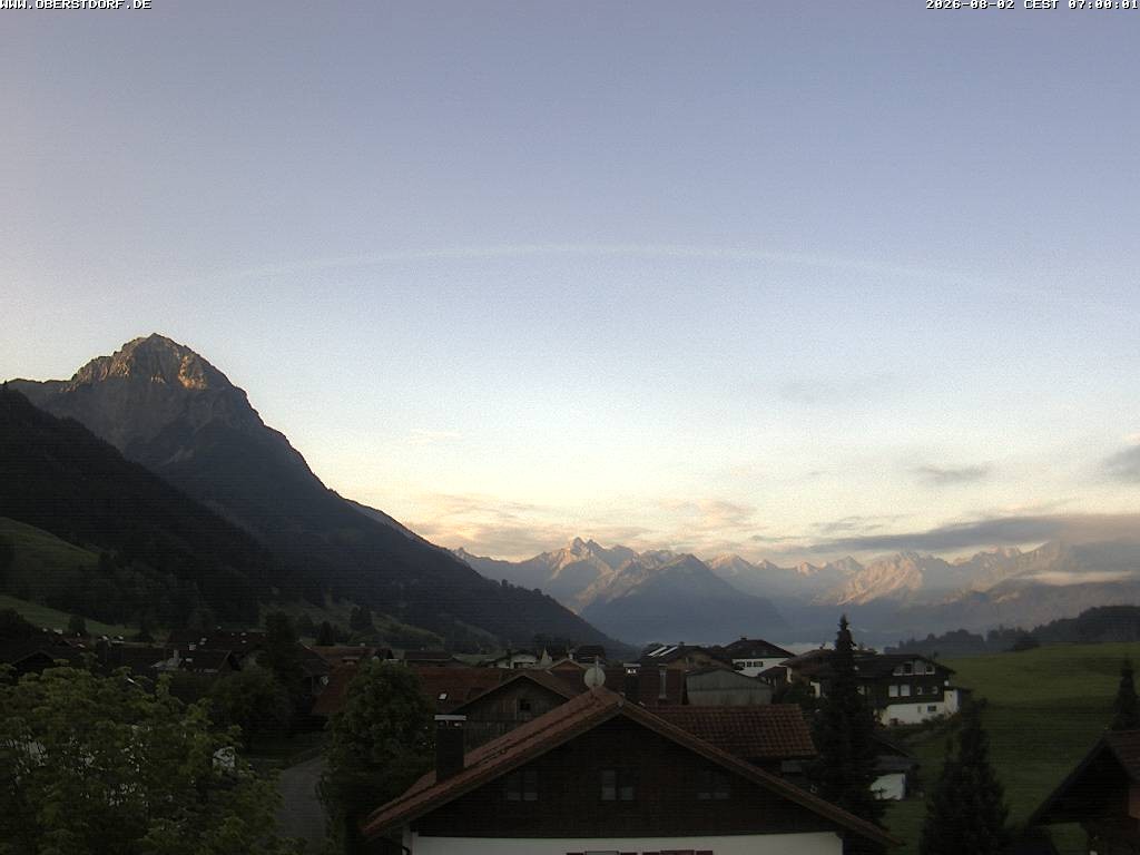 Archiv Foto Webcam Schöllang