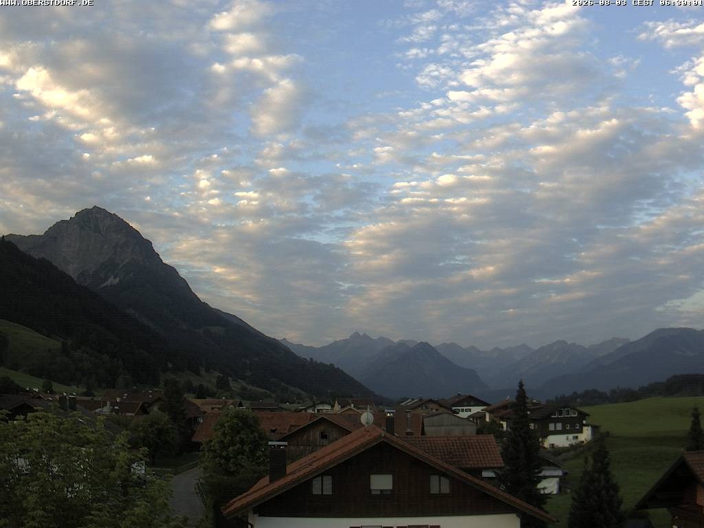 Archiv Foto Webcam Schöllang
