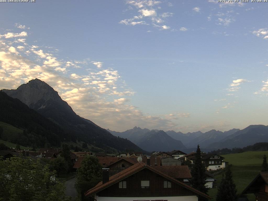 Archiv Foto Webcam Schöllang