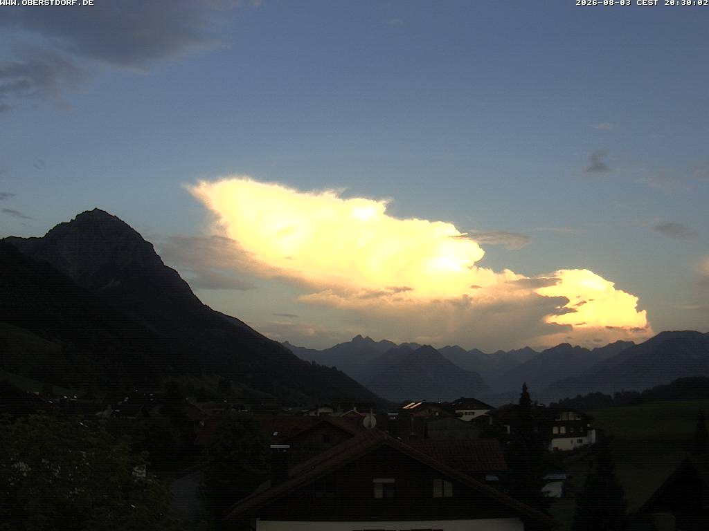 Archiv Foto Webcam Schöllang