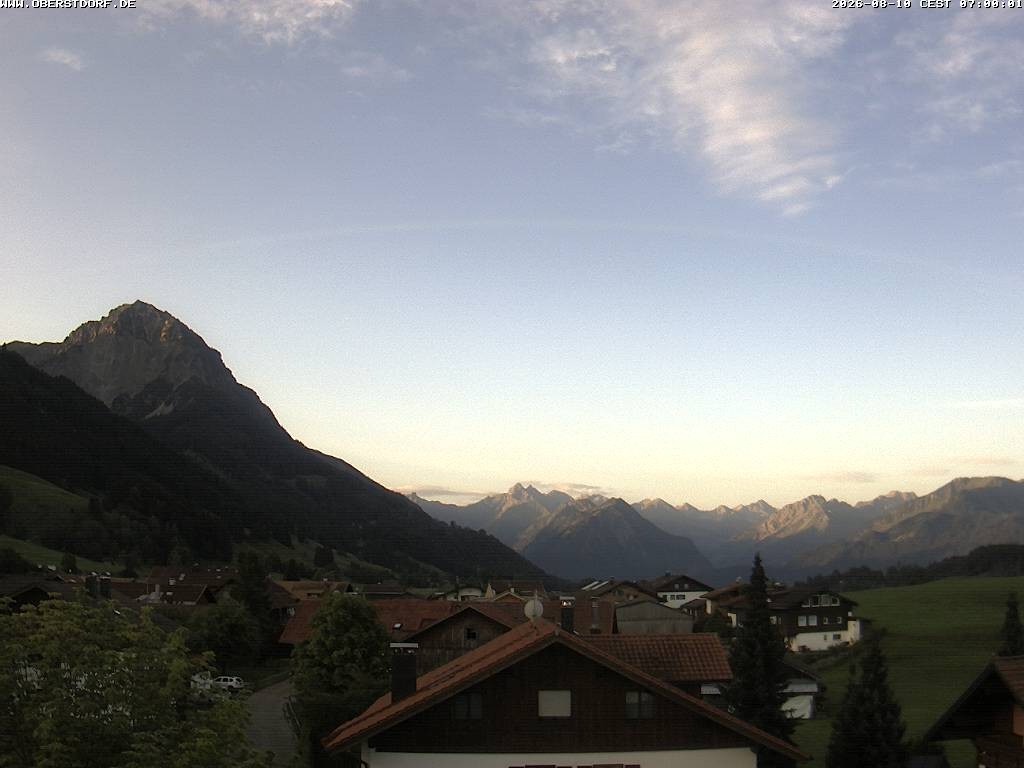 Archiv Foto Webcam Schöllang