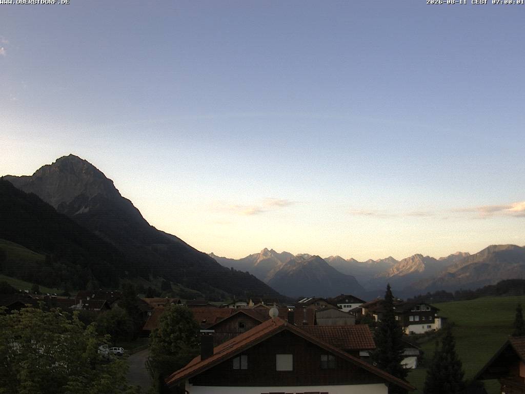 Archiv Foto Webcam Schöllang