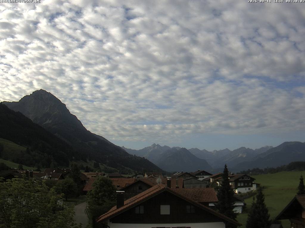 Archiv Foto Webcam Schöllang