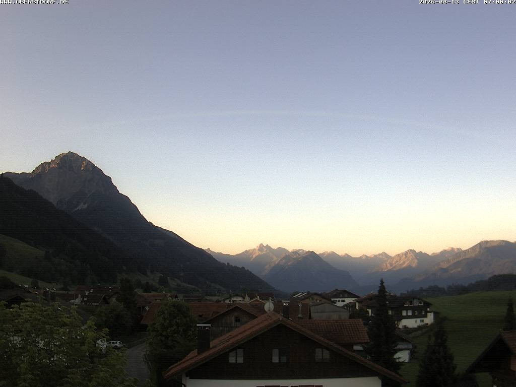 Archiv Foto Webcam Schöllang