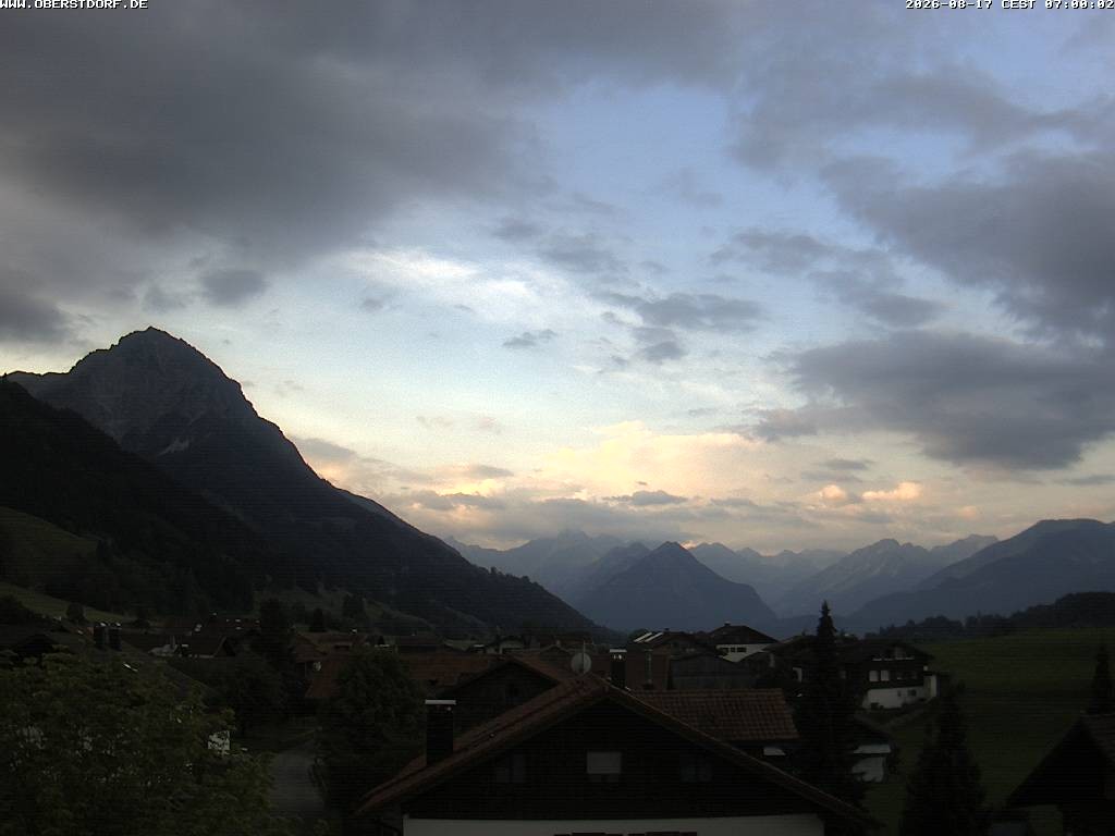 Archiv Foto Webcam Schöllang