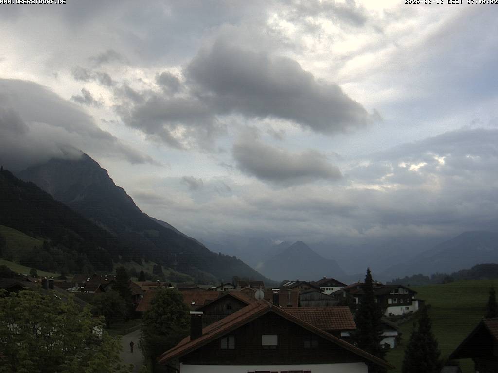 Archiv Foto Webcam Schöllang