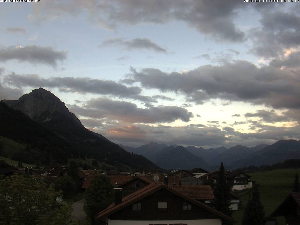 Archiv Foto Webcam Schöllang