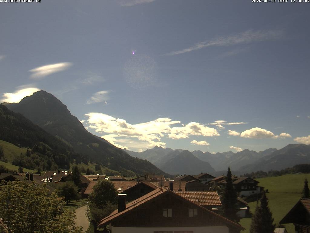 Archiv Foto Webcam Schöllang