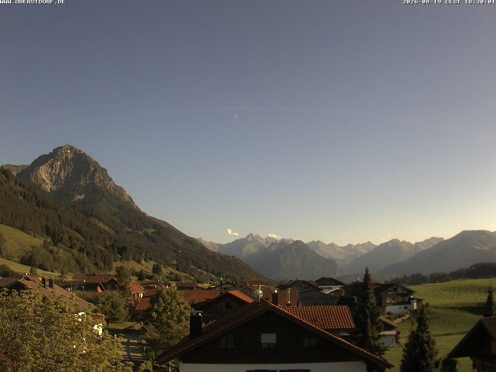 Archiv Foto Webcam Schöllang