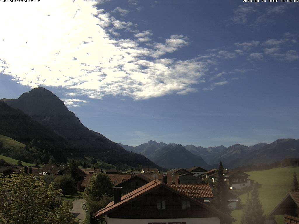 Archiv Foto Webcam Schöllang