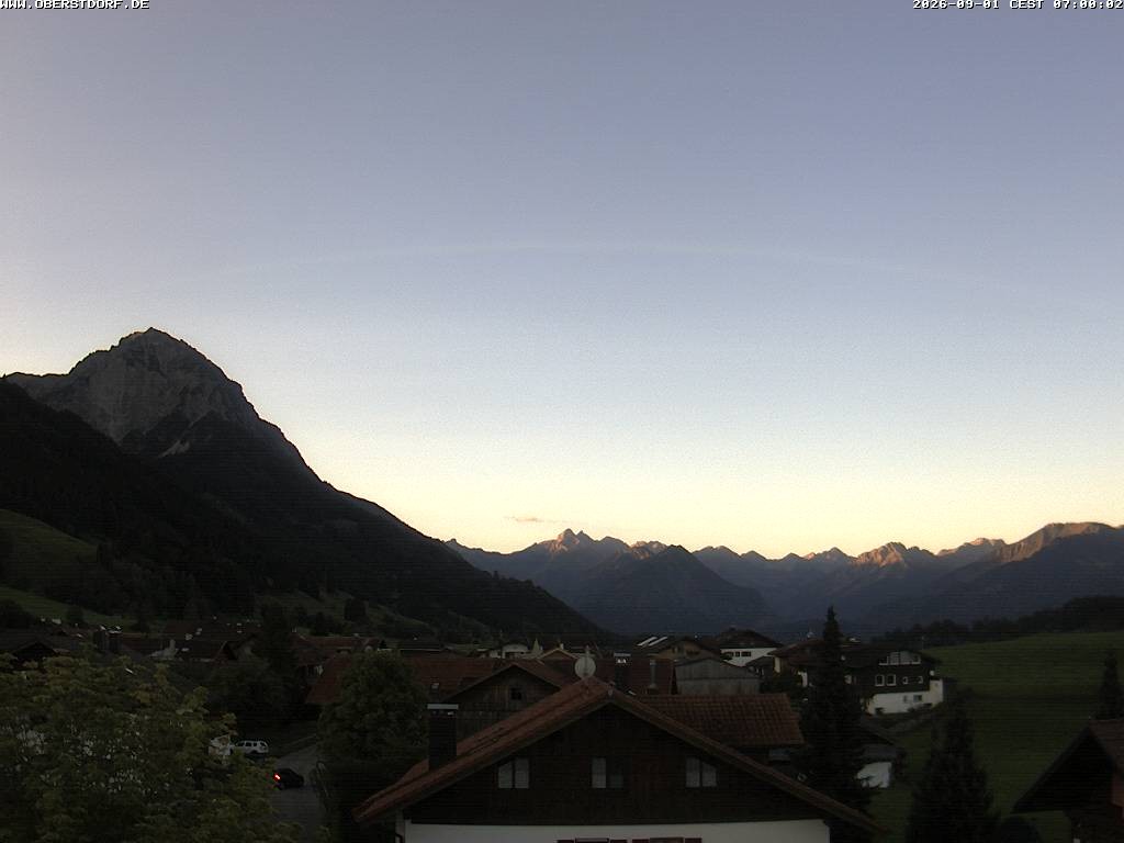 Archiv Foto Webcam Schöllang