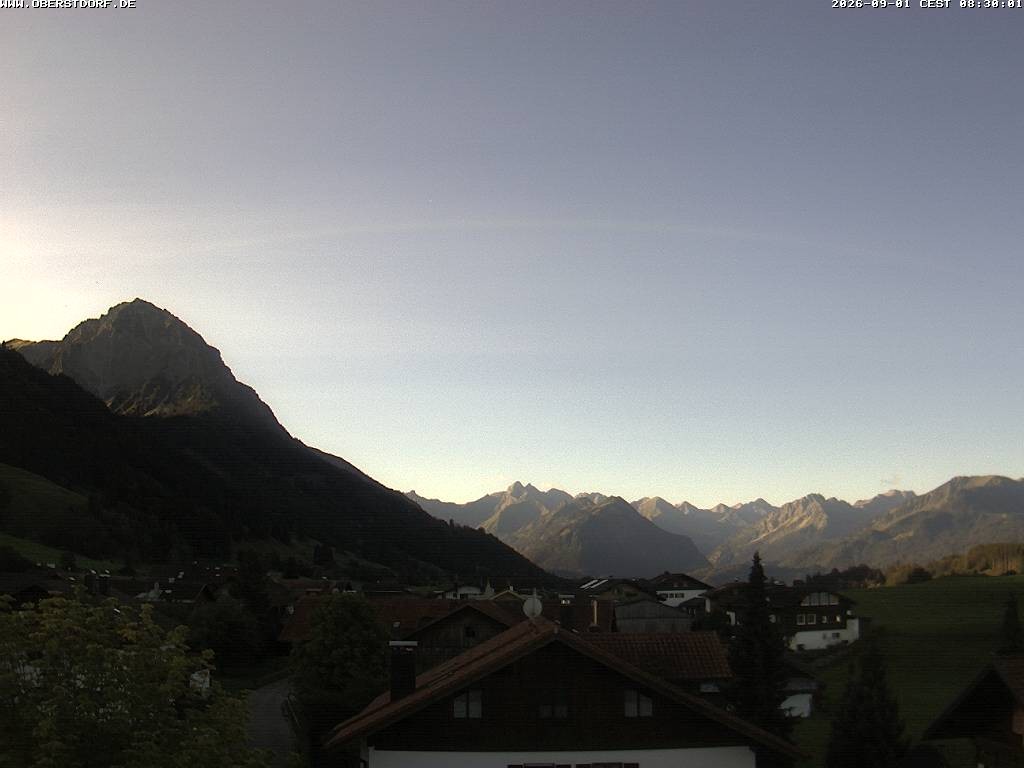 Archiv Foto Webcam Schöllang