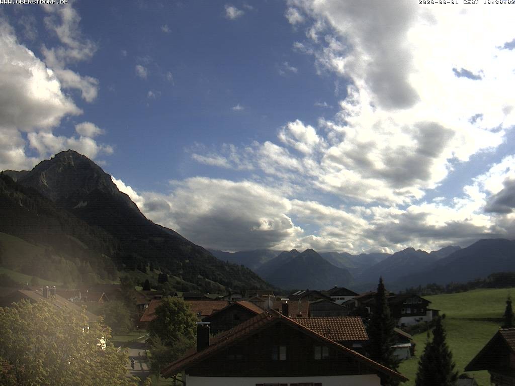 Archiv Foto Webcam Schöllang