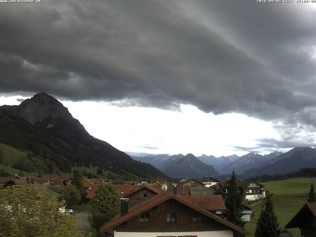 Archiv Foto Webcam Schöllang