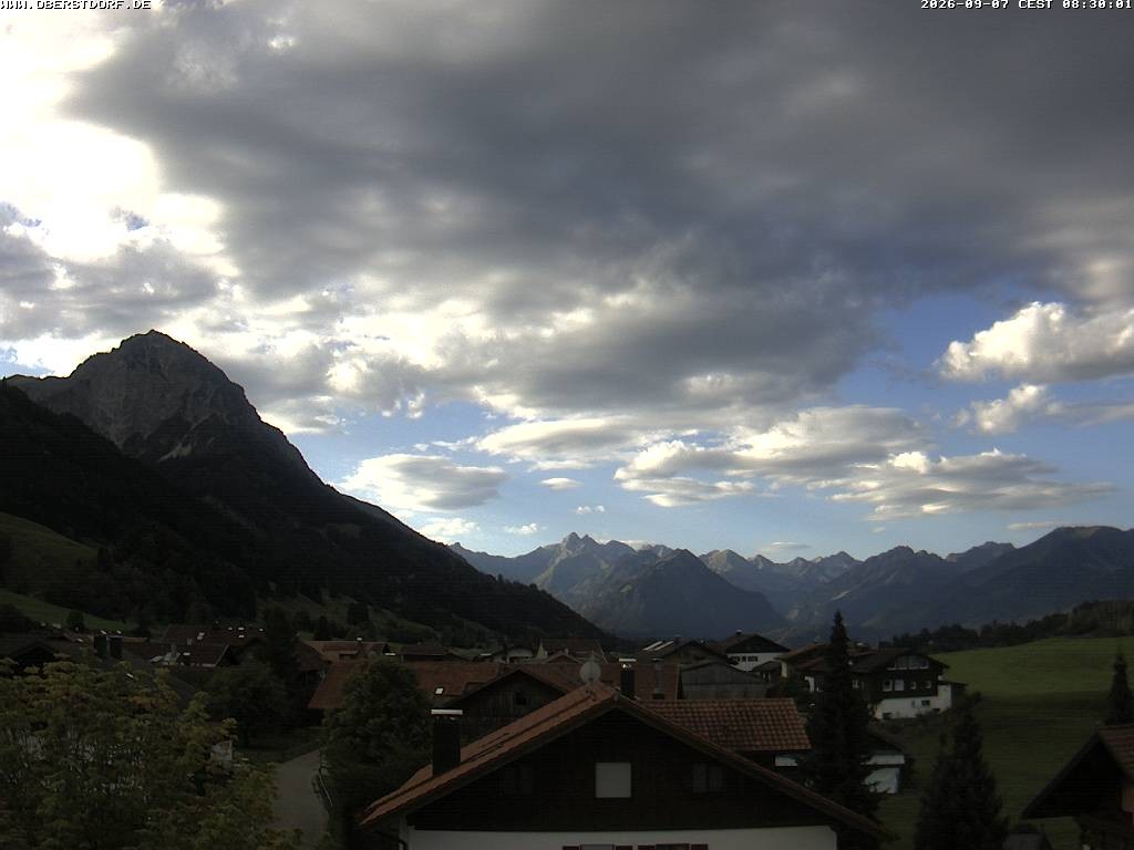 Archiv Foto Webcam Schöllang