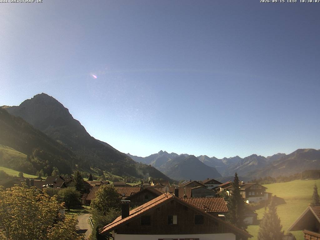 Archiv Foto Webcam Schöllang
