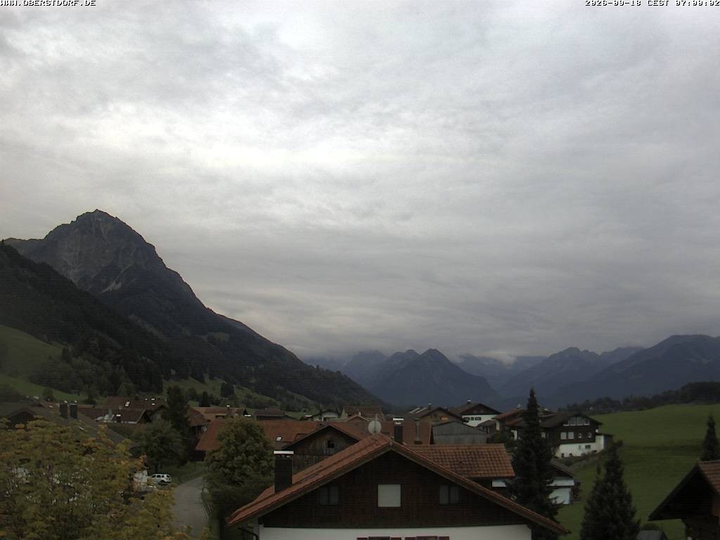 Archiv Foto Webcam Schöllang
