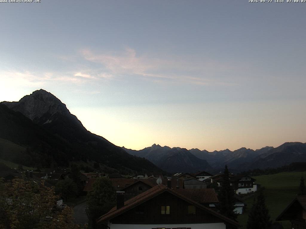 Archiv Foto Webcam Schöllang