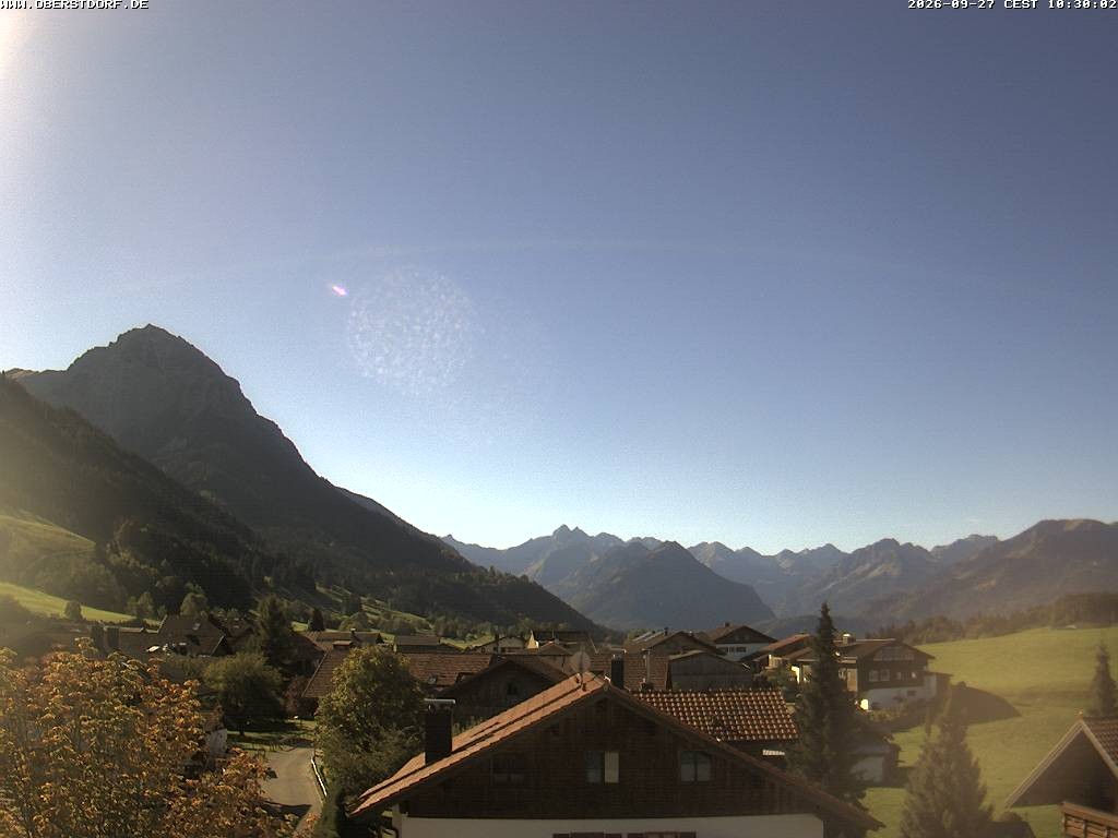 Archiv Foto Webcam Schöllang