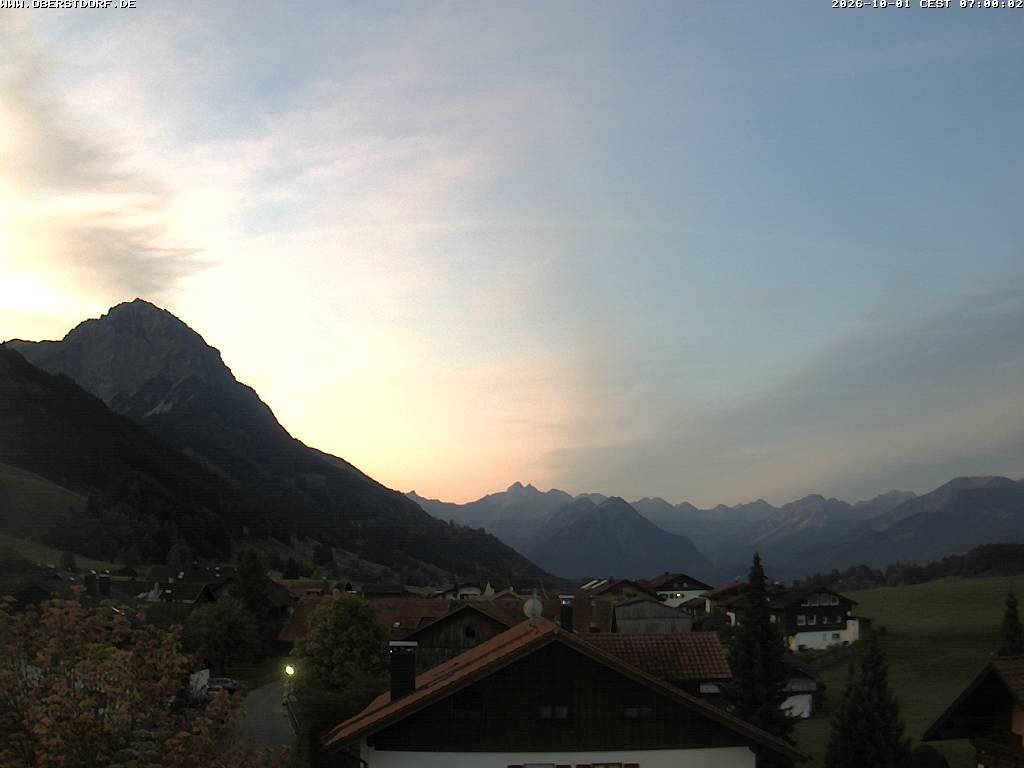 Archiv Foto Webcam Schöllang
