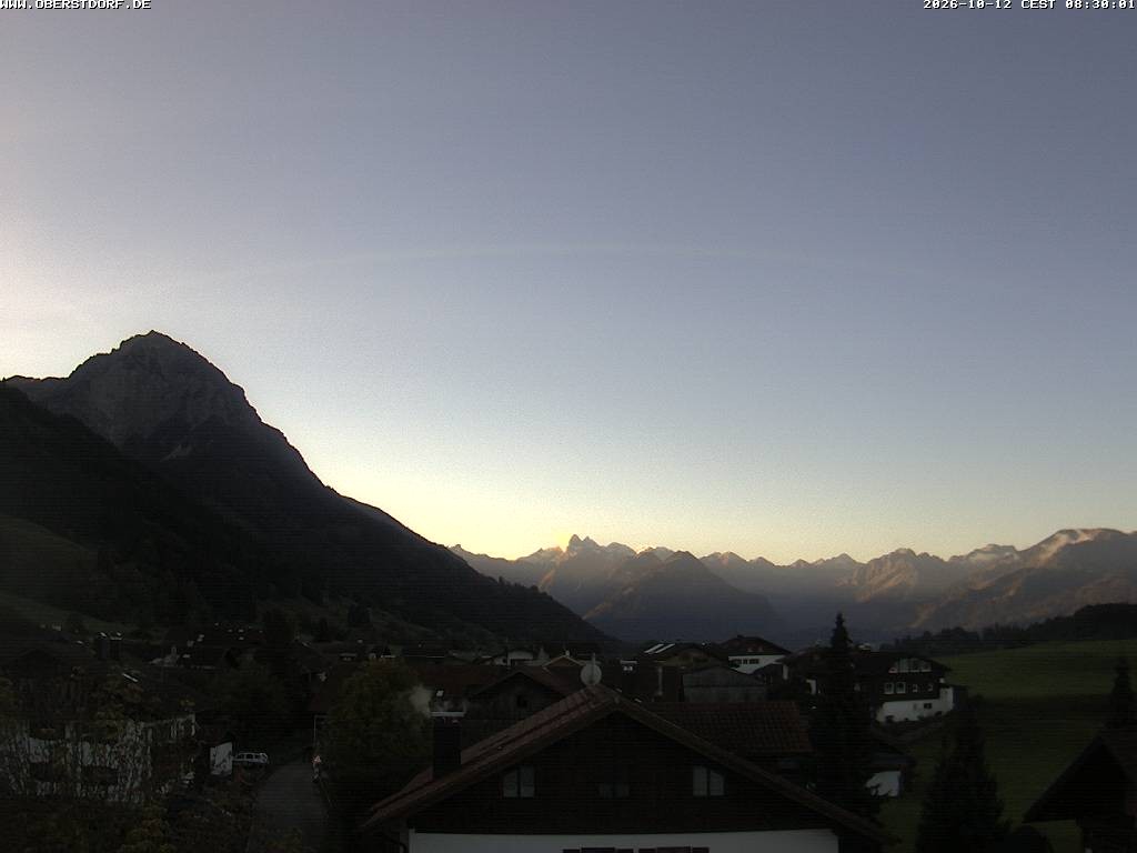 Archiv Foto Webcam Schöllang