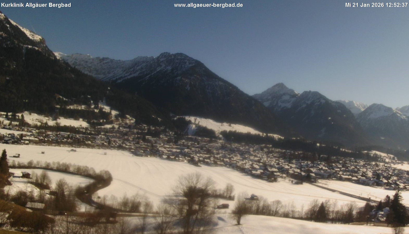 Archived image Webcam Oberstdorf Wellness Clinic