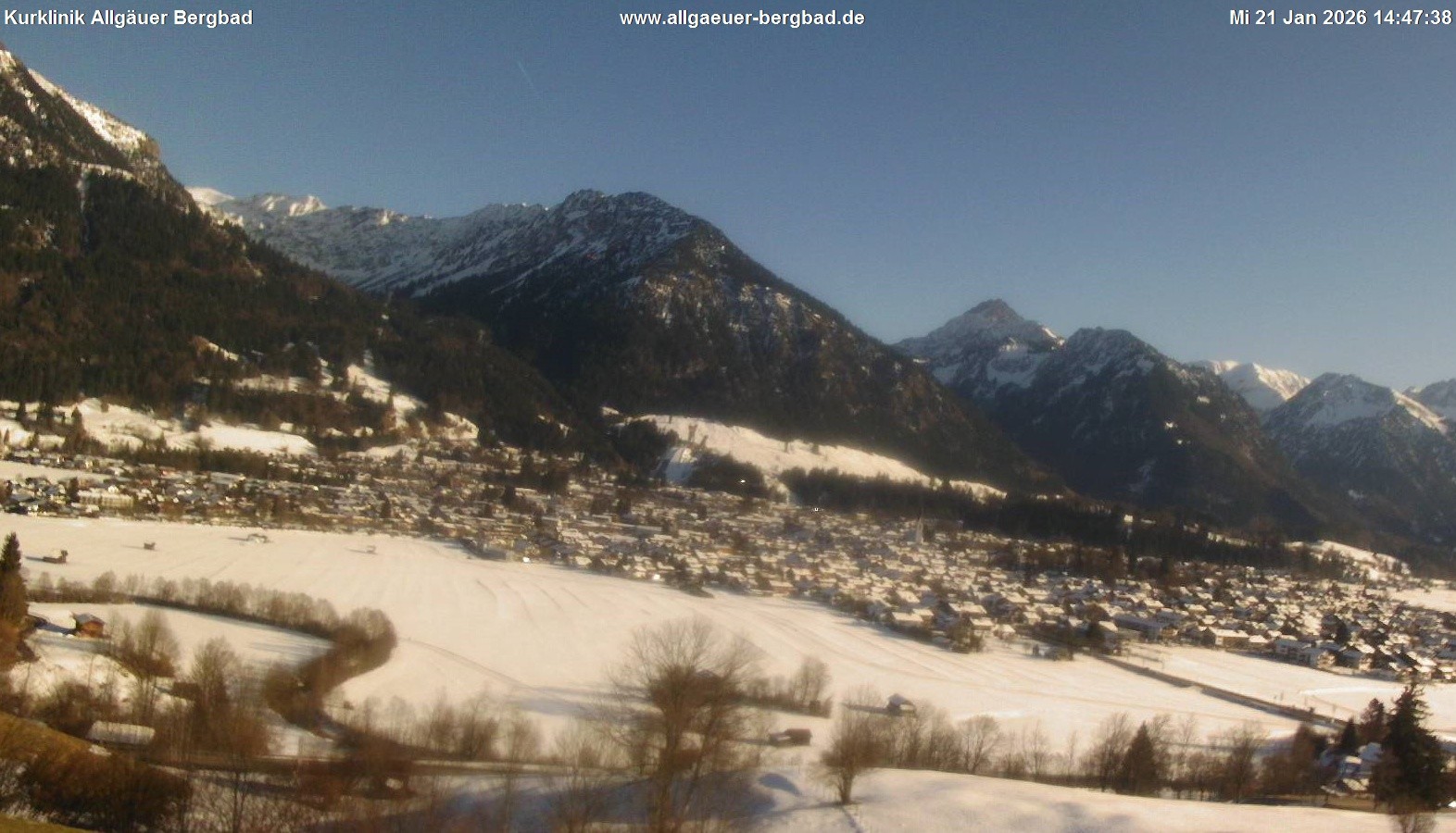 Archived image Webcam Oberstdorf Wellness Clinic