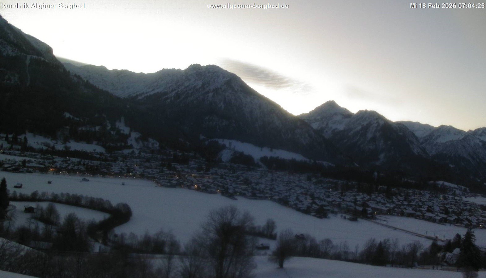 Archiv Foto Webcam Allgäuer Bergbad