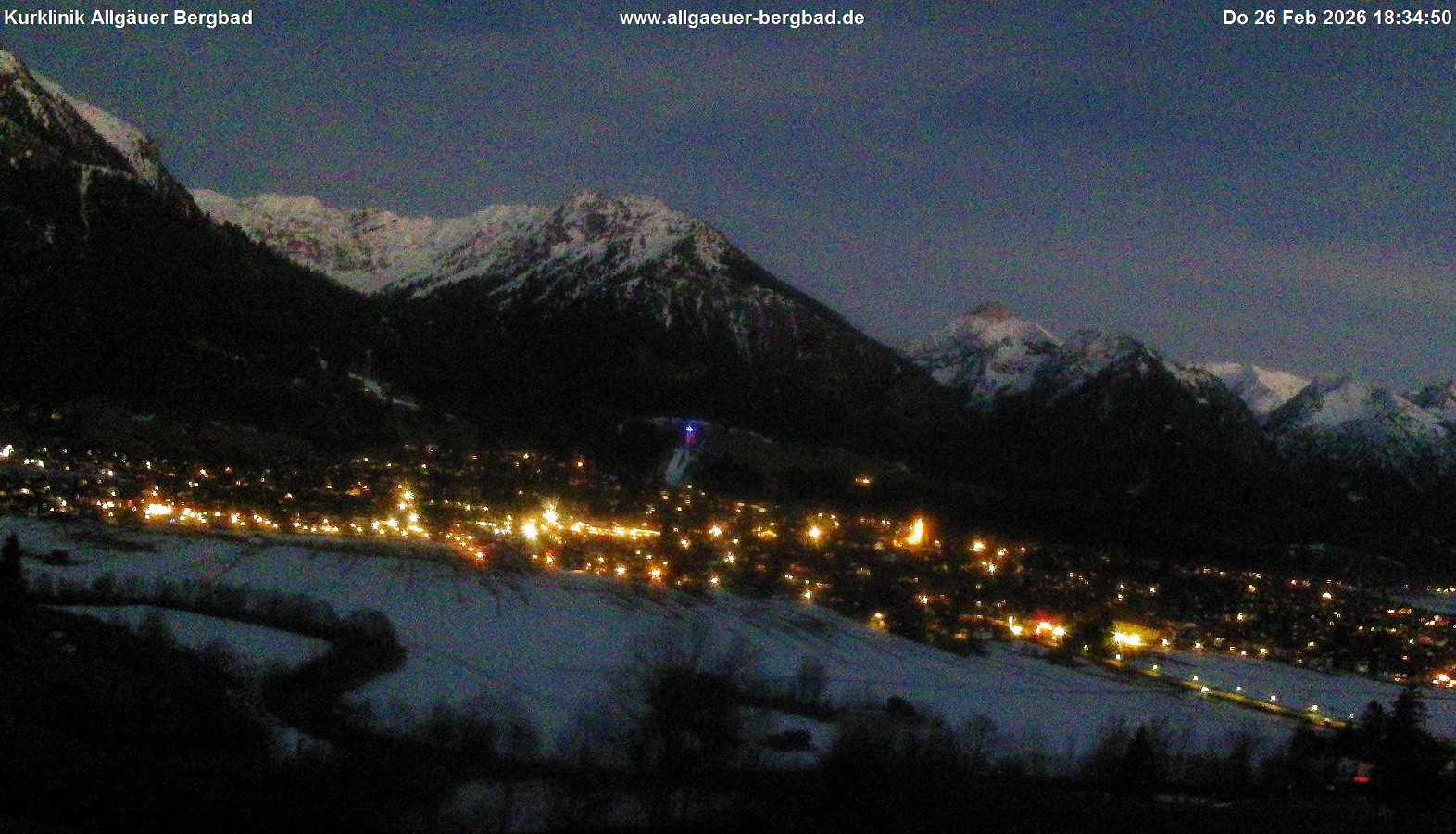 Archived image Webcam Oberstdorf Wellness Clinic