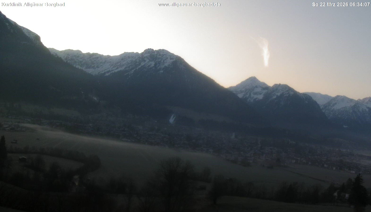 Archived image Webcam Oberstdorf Wellness Clinic