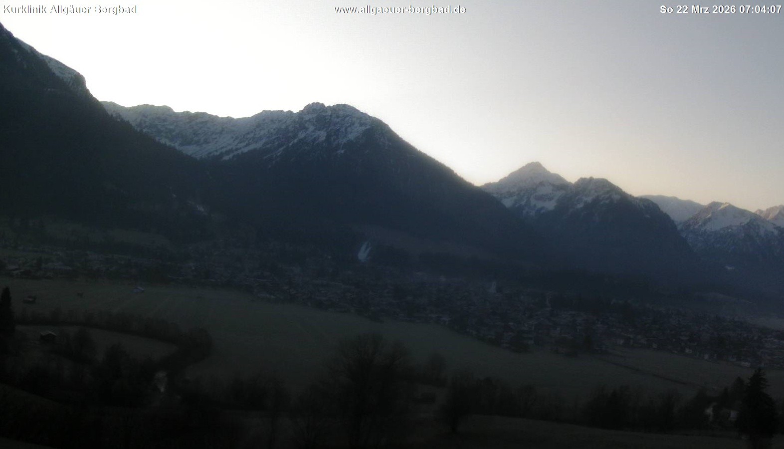 Archived image Webcam Oberstdorf Wellness Clinic