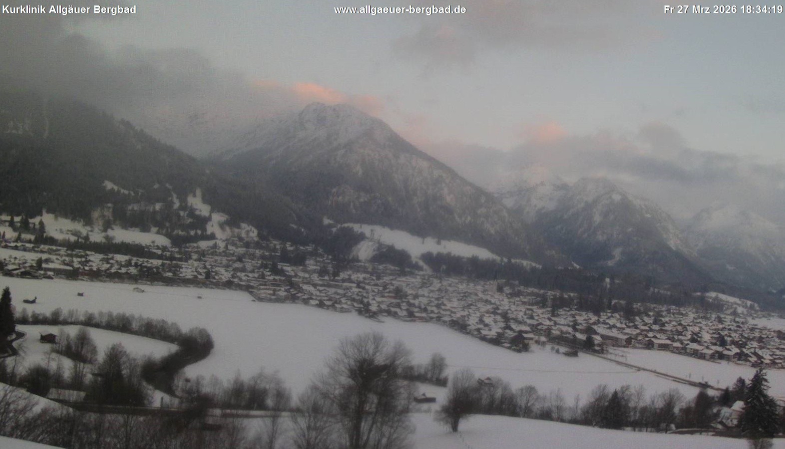 Archived image Webcam Oberstdorf Wellness Clinic