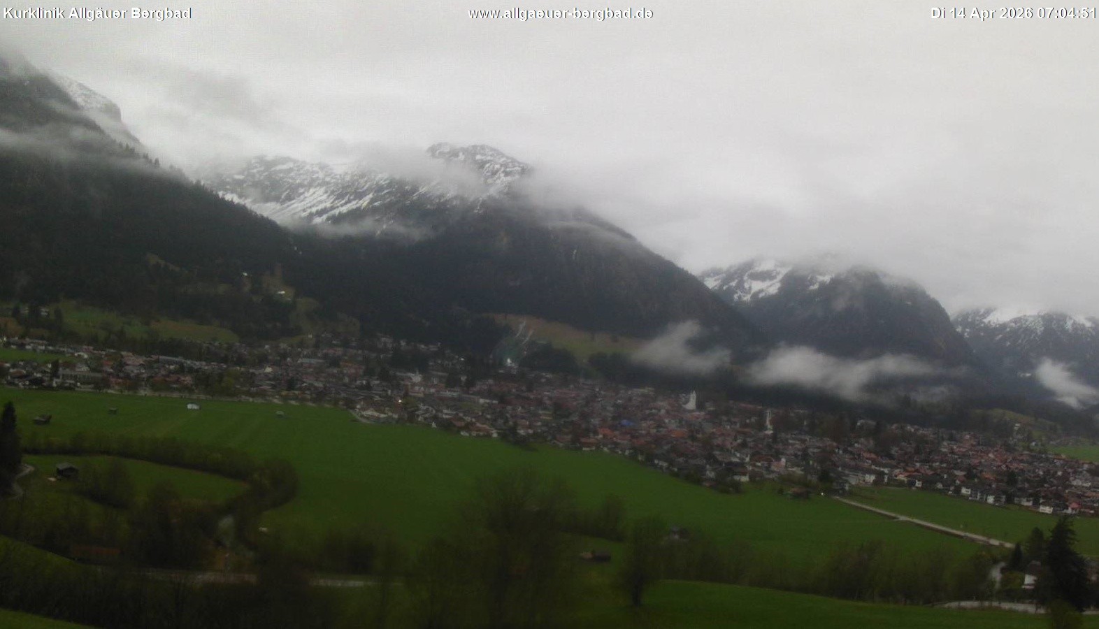 Archived image Webcam Oberstdorf Wellness Clinic