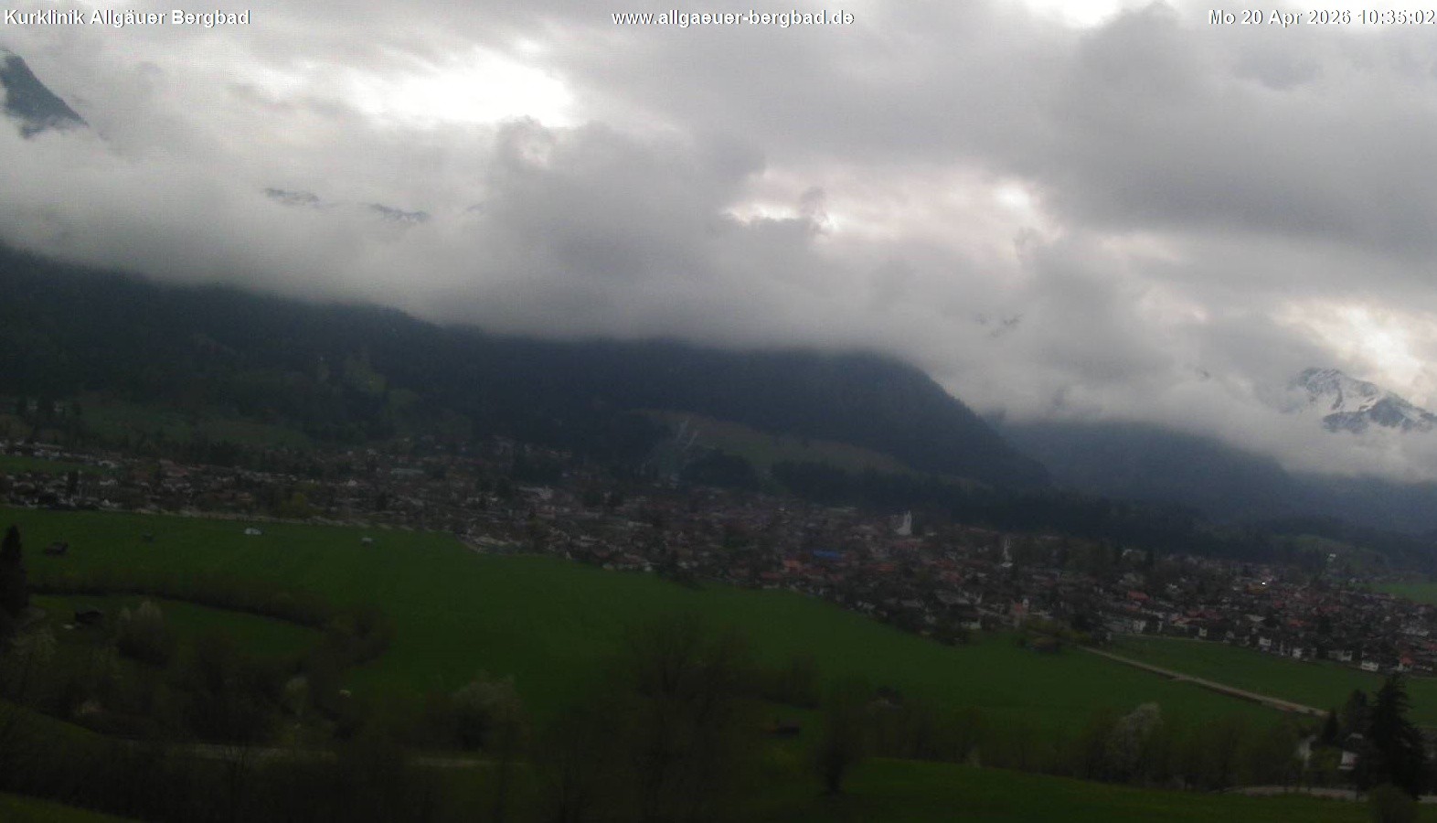 Archived image Webcam Oberstdorf Wellness Clinic