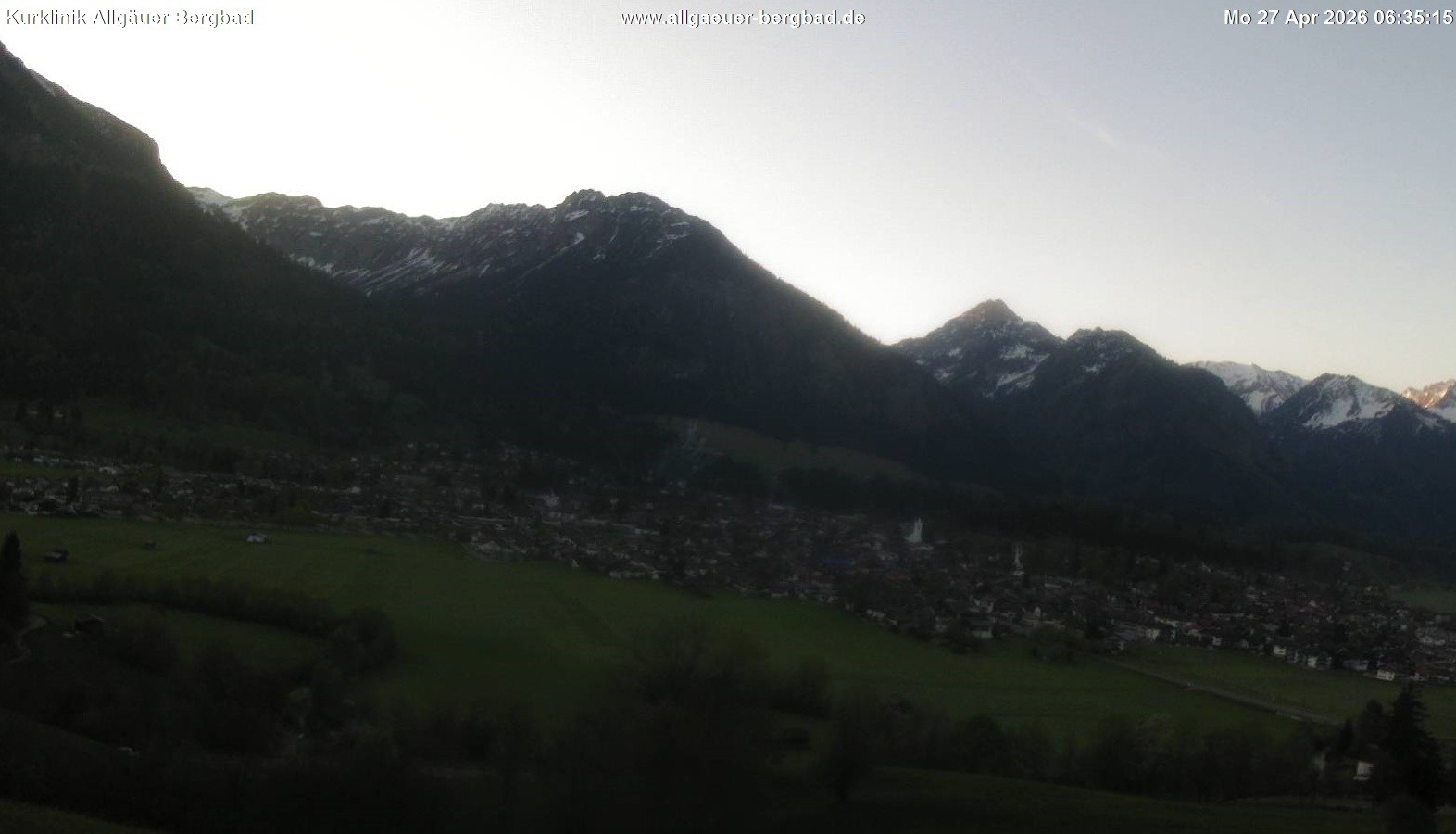 Archived image Webcam Oberstdorf Wellness Clinic