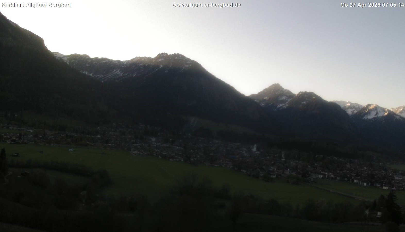 Archived image Webcam Oberstdorf Wellness Clinic