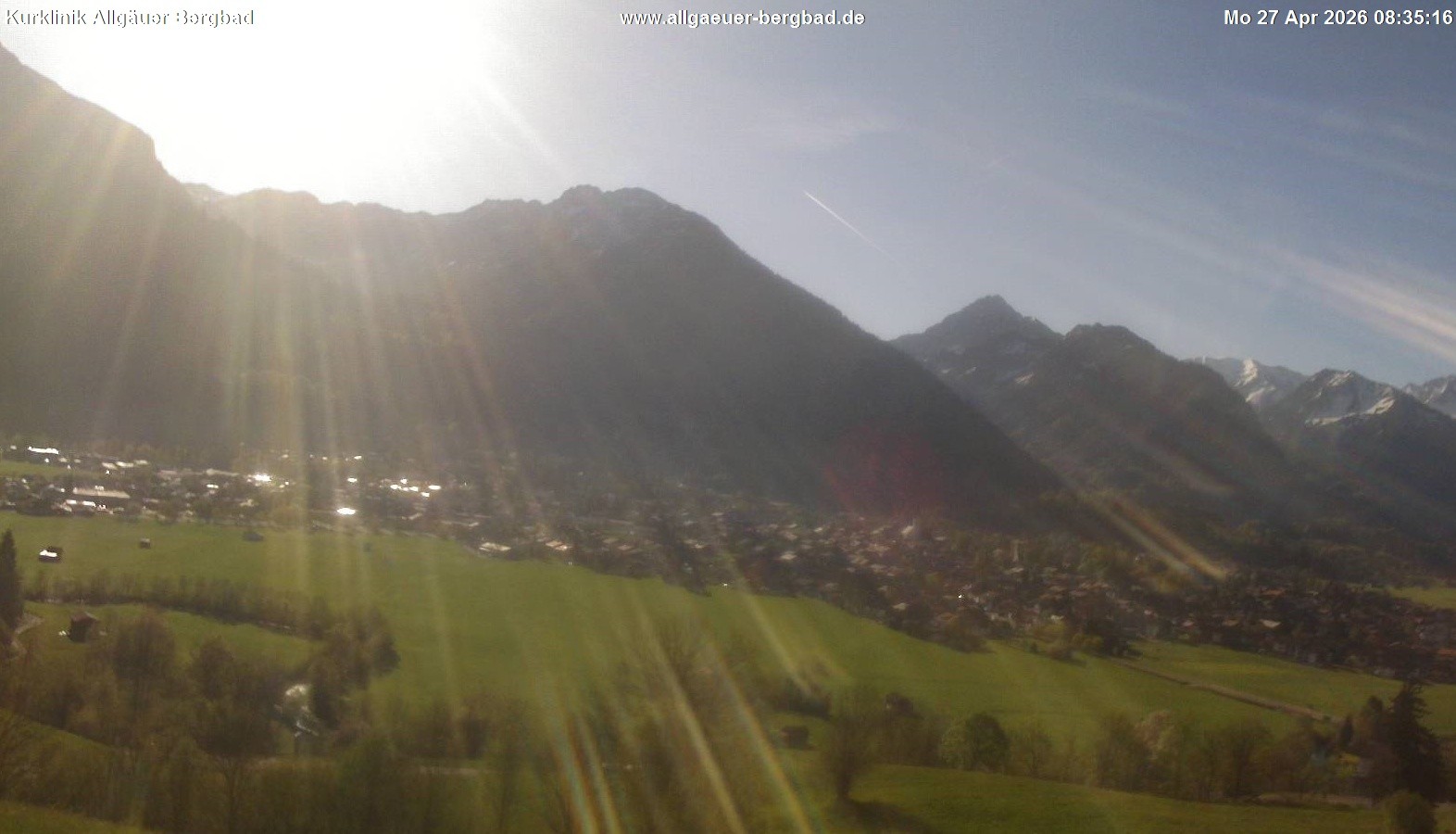 Archived image Webcam Oberstdorf Wellness Clinic
