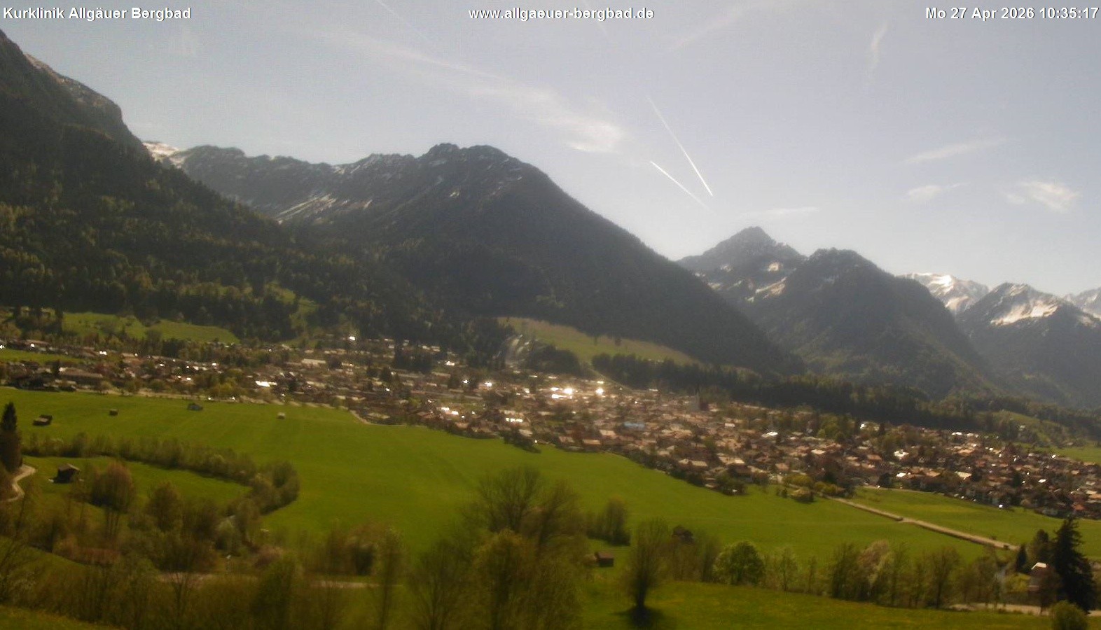 Archived image Webcam Oberstdorf Wellness Clinic