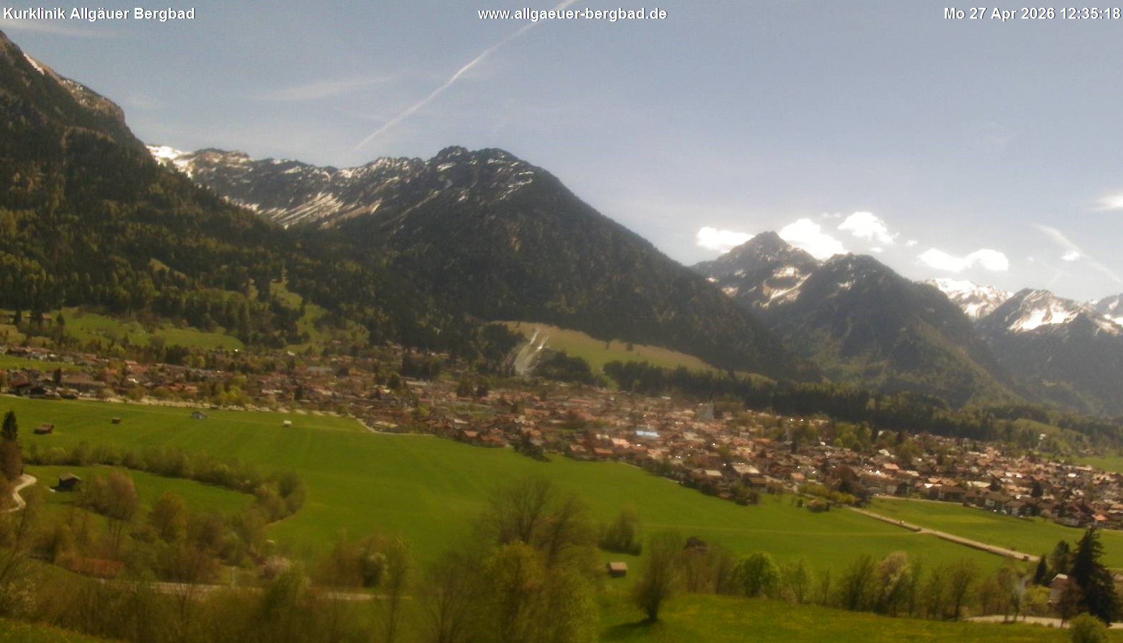 Archived image Webcam Oberstdorf Wellness Clinic