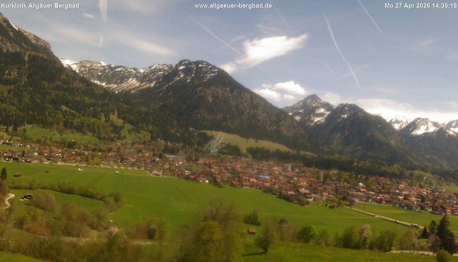Archived image Webcam Oberstdorf Wellness Clinic