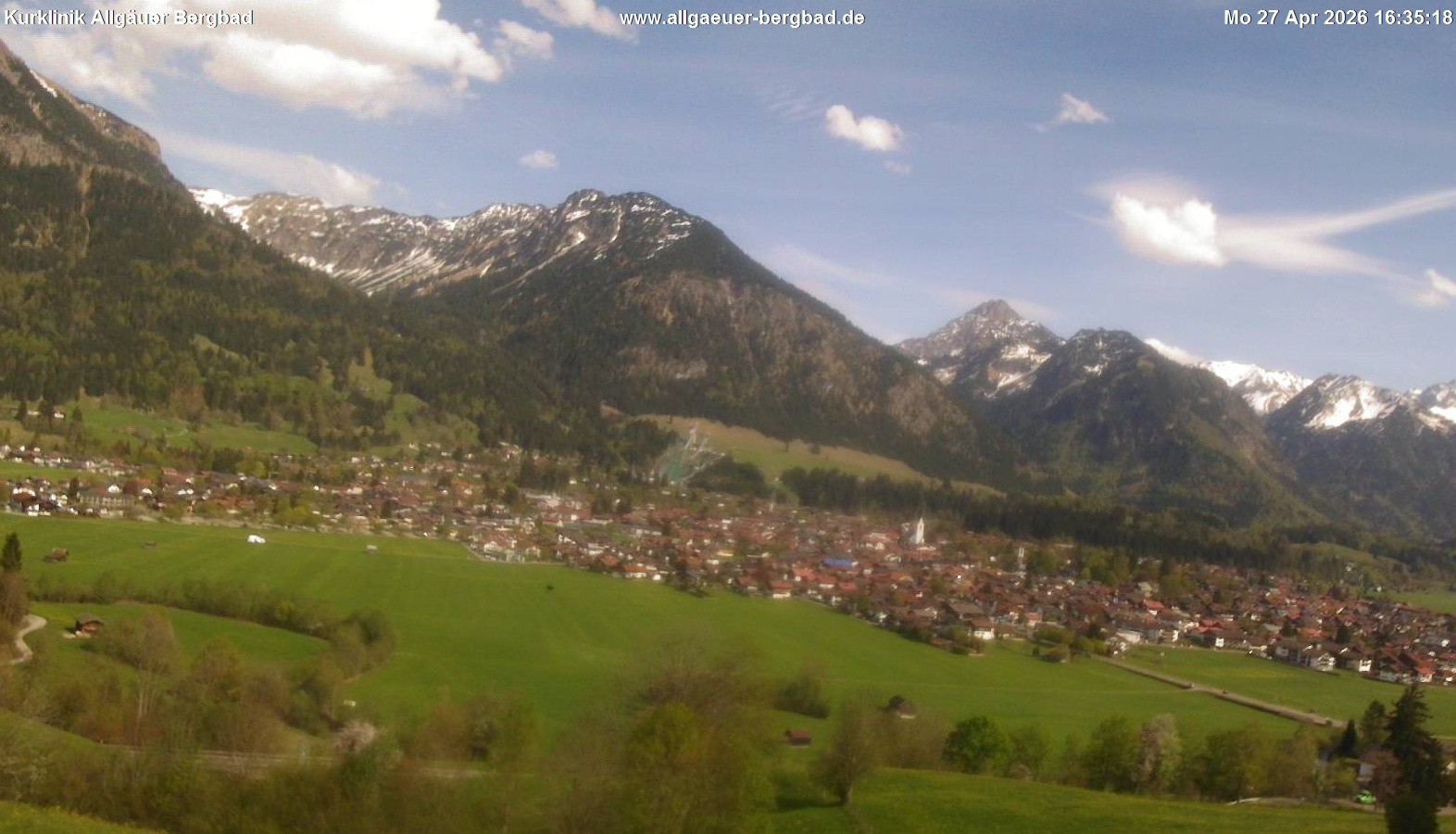 Archived image Webcam Oberstdorf Wellness Clinic