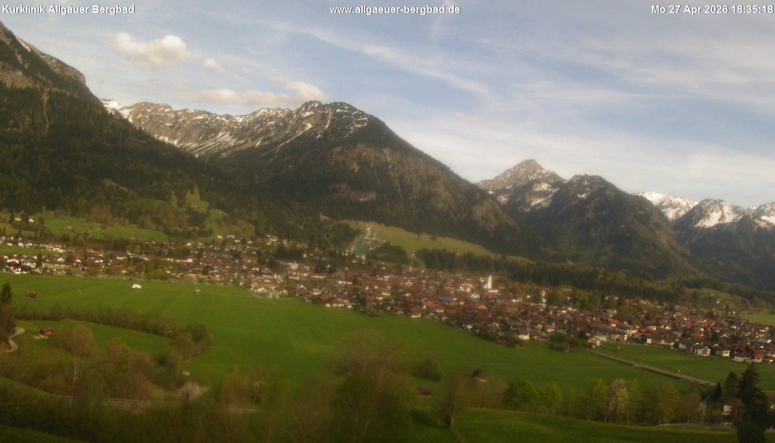 Archived image Webcam Oberstdorf Wellness Clinic